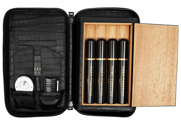 Portable Cigar Case Cigar Case Fashion Leather Heavy Duty for